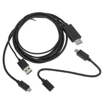 Mikro-USB Zum HDMI Kabel-Adapter Für Mobiltelefone