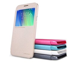 NILLKIN Sparkle Ansicht Abdeckung Für Samsung Galaxy E7