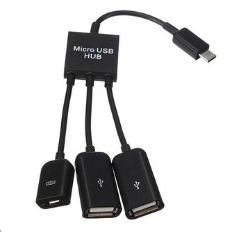 Dual-Micro-USB-HUB Adapter-Kabel Für Nexus, S3 Und Galaxy Tab