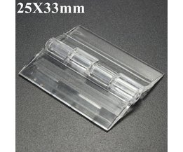 Transparentem Acrylglas Scharnier 25 * 33Mm Für Türen Und Fenster