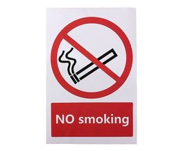 No Smoking Aufkleber 100X150 Mm