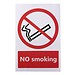 No Smoking Aufkleber 100X150 Mm