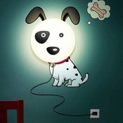 LED Wandleuchten Hund