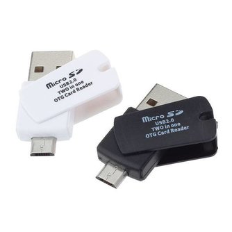 2-In-1 USB 2.0 Card Reader