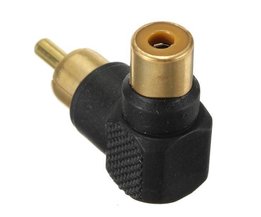 RCA Stecker / Buchse Gold-Adapter-Stecker