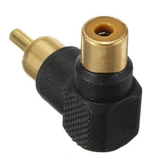 RCA Stecker / Buchse Gold-Adapter-Stecker