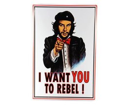 Metall-Plakat: I Want You To Rebel