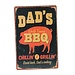 Metall Vintage Poster BBQ