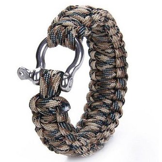 Überleben Paracord Armband Mit Schnallenverschluss