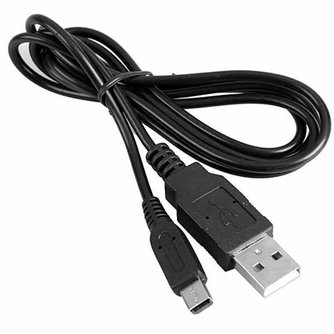 Schwarz USB-Ladekabel