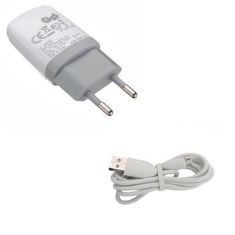 Handy-Ladegerät Und Micro-USB-Kabel