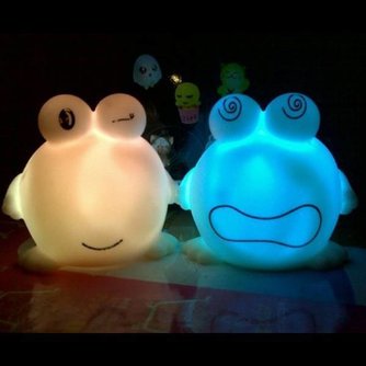 Frosch LED-Nachtlicht Batteriebetrieb