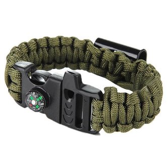 Paracord Überlebens-Armband Mit Öffner Und Kompass