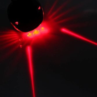 Fahrrad Hinten LED-Laser-Licht