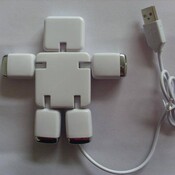 Splitter USB-Hub 4 In 1