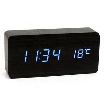 USB / AAA Holz Digital Clock
