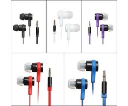 Earbuds Kopfhörer Mit Flachkabel