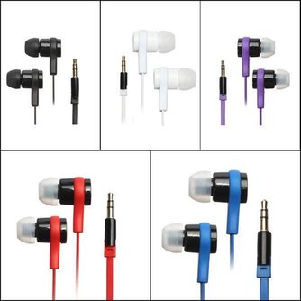 Earbuds Kopfhörer Mit Flachkabel