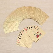 Goldene Spielkarten
