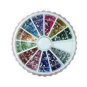 Nail Art Glitter Strass In 12 Farben