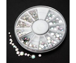 Rhinestone-Nagel-Kunst-Satz