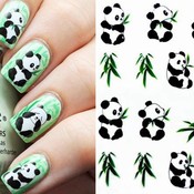 Nail Deco Panda