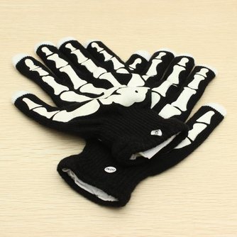 Halloween-Handschuhe Mit LED