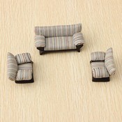 Gestreiftes Sofa 1:25 Skala