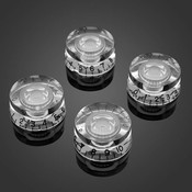 4 Stück Gitarren-Ersatz-Potiknöpfe 4 Stück Gitarren-Ersatz-Potiknöpfe