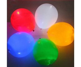 5 LED-Ballone Für Eine Partei