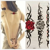 Roses Temporäre Tätowierung