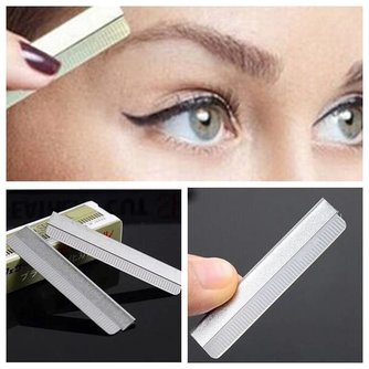 10 Stück Edelstahl Augenbrauenrasierer