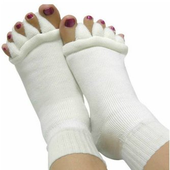 Weiß Massage-Socken