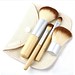 4-Teiliges Bamboo Make-Up Pinsel Set