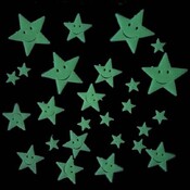 Luminous-Stern-Aufkleber 26 Stück