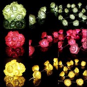 Blumen-Girlande LED