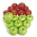 Grün Oder Rot Gefälschte Apfel