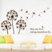 Dandelion Wandtattoo