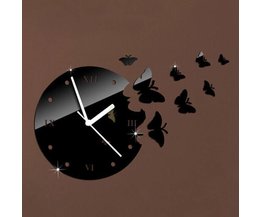 Schmetterling Clock 3D