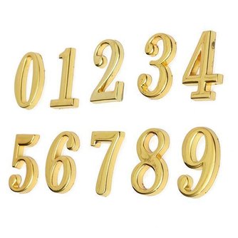 Gold House Nummernschild