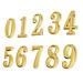 Gold House Nummernschild