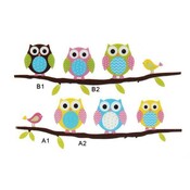 Wandaufkleber Owl