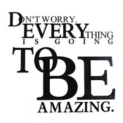 Wandaufkleber Positive Text