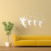 Wandaufkleber Mit 4 Fairies