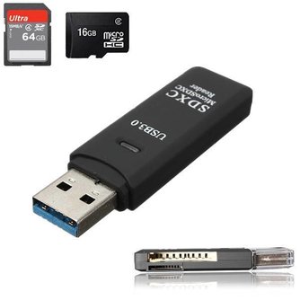 2 In 1 MicroSDXC Reader