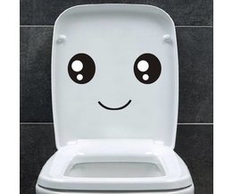 WC-Aufkleber Smiley