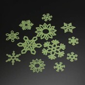 Glow In The Dark Schneeflocken