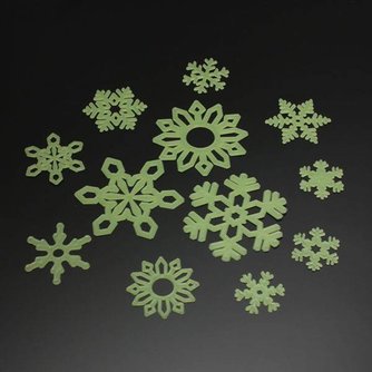 Glow In The Dark Schneeflocken