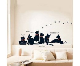 Wandaufkleber Cat