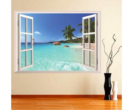 3D Wandaufkleber Strand 3D Wandaufkleber Strand